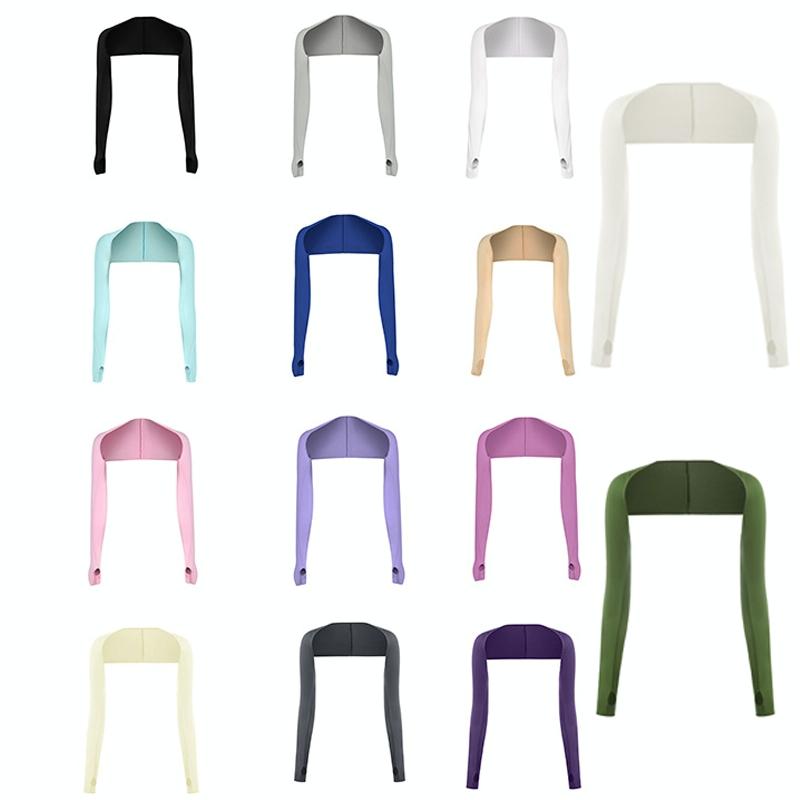 Sun Protection Golf Shawl Sleeves For Outdoor Sports And Cycling - Deep Purple