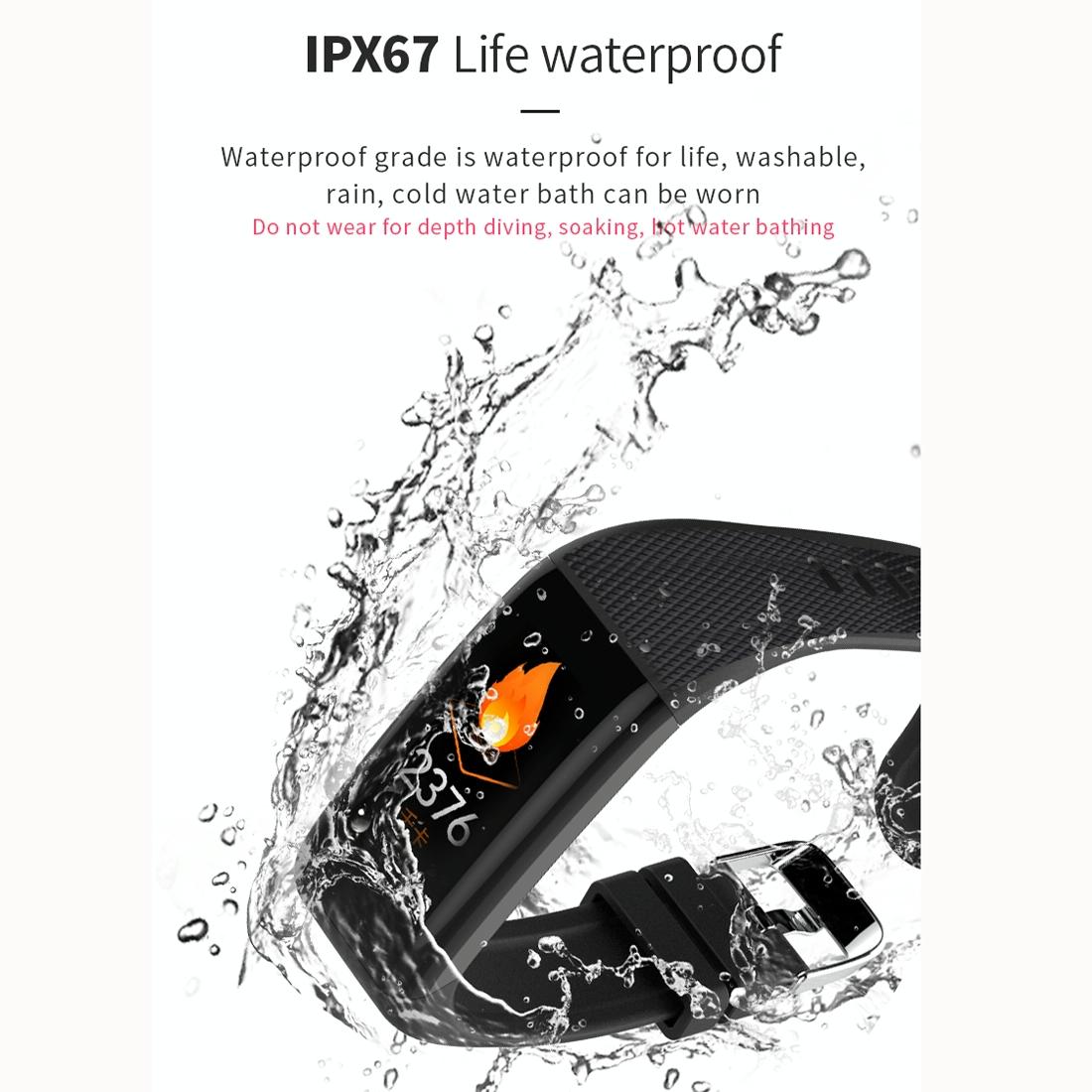 Waterproof Touch Screen Smartwatch - Ipx67 - Purple