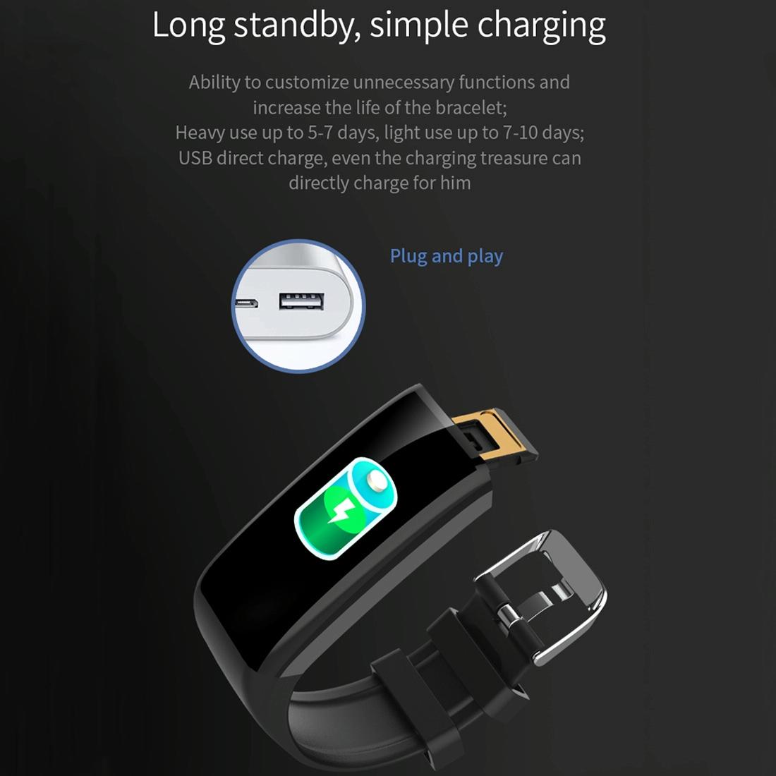 Waterproof Touch Screen Smartwatch - Ipx67 - Red