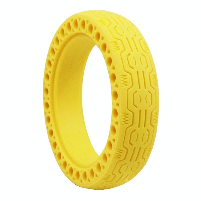 8.5 Electric Scooter Tire for Xiaomi Mijia M365 - Shock-absorbing Honeycomb Design - Red