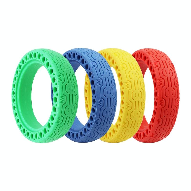8.5 Electric Scooter Tire for Xiaomi Mijia M365 - Shock-absorbing Honeycomb Design - Yellow