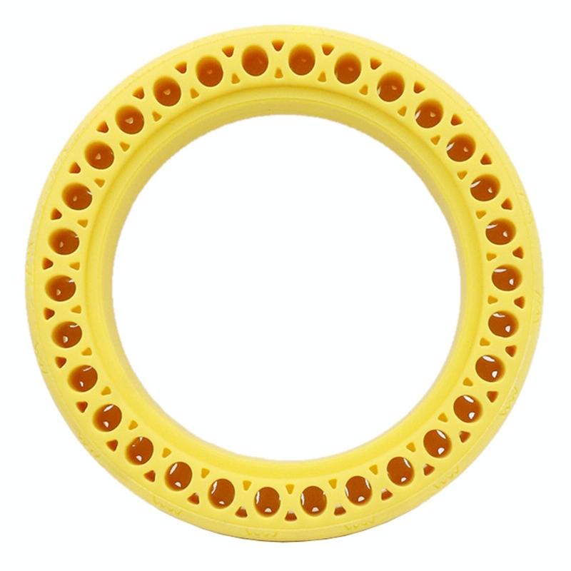 8.5 Electric Scooter Tire for Xiaomi Mijia M365 - Shock-absorbing Honeycomb Design - Yellow