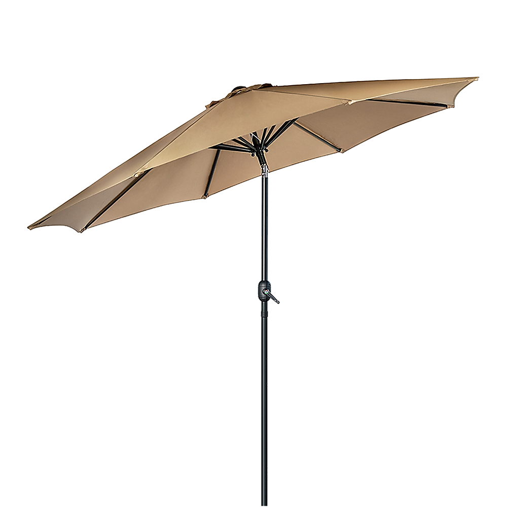 9FT Patio Umbrella Outdoor Garden Table Umbrella with 8 Sturdy Ribs