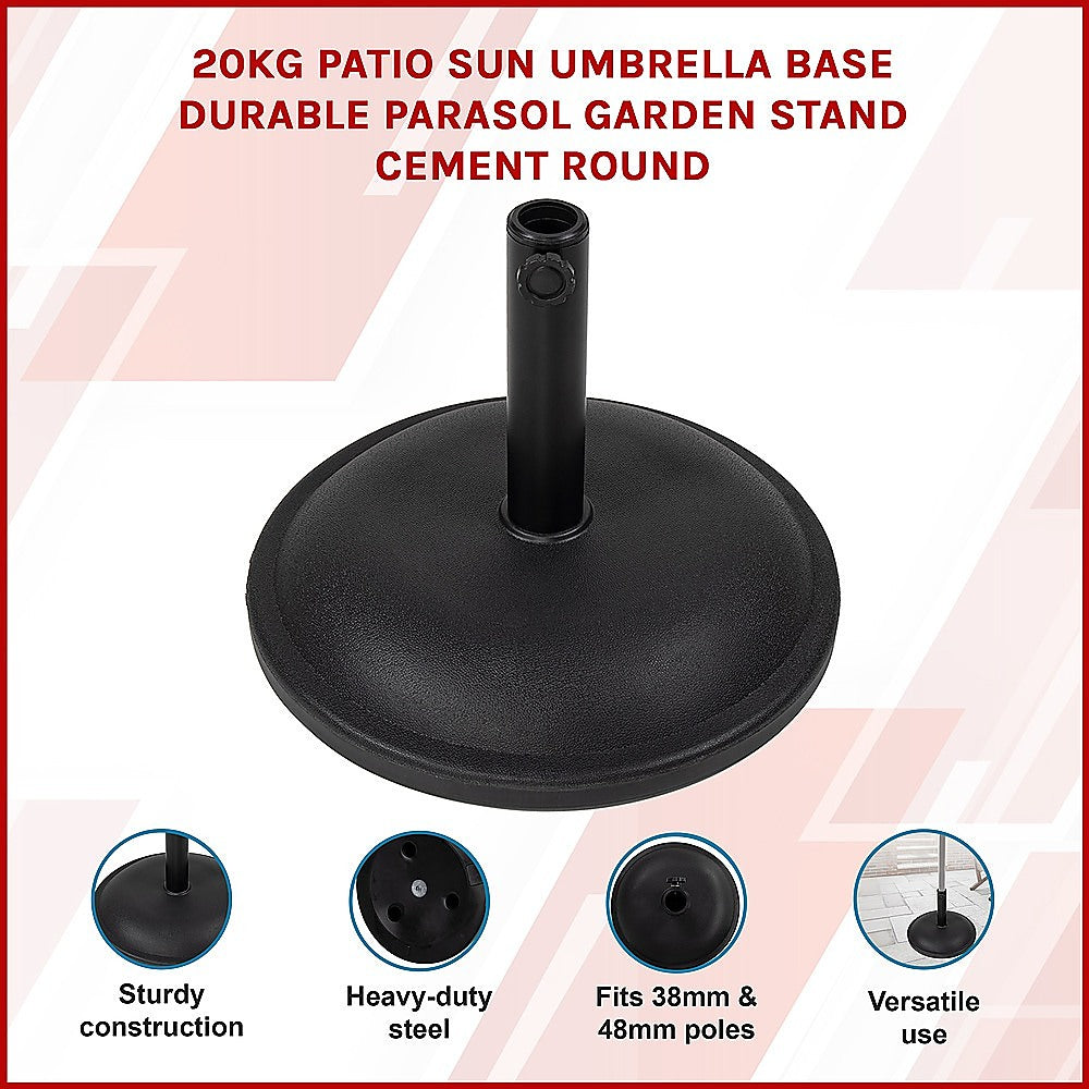 20kg Patio Sun Umbrella Base