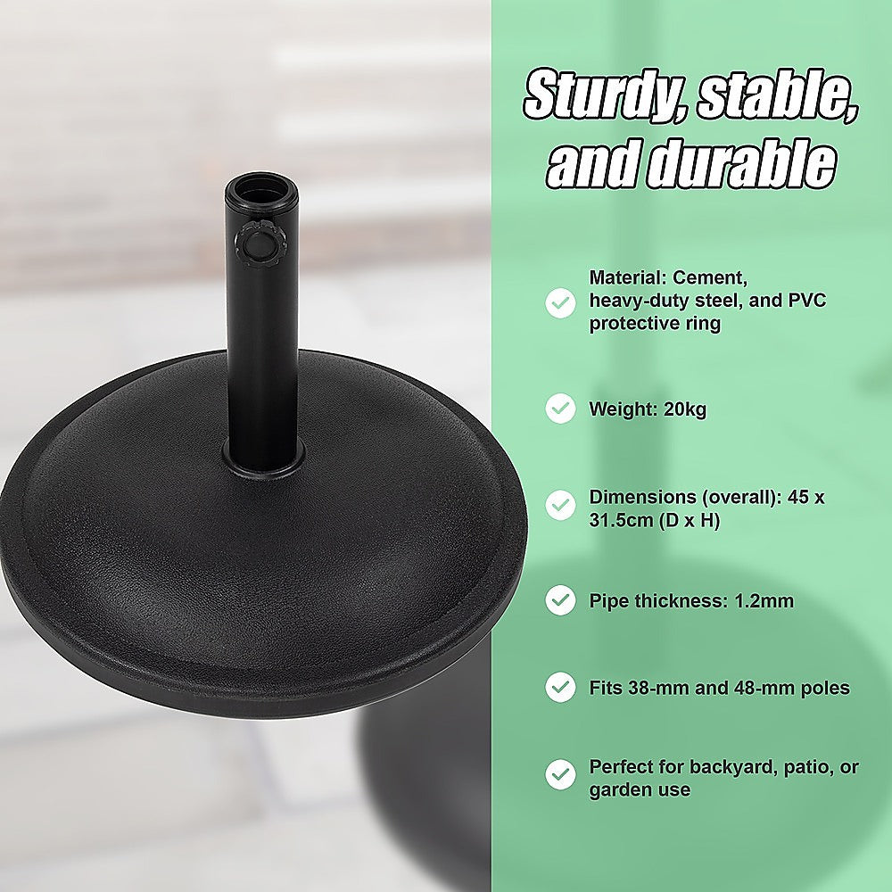 20kg Patio Sun Umbrella Base