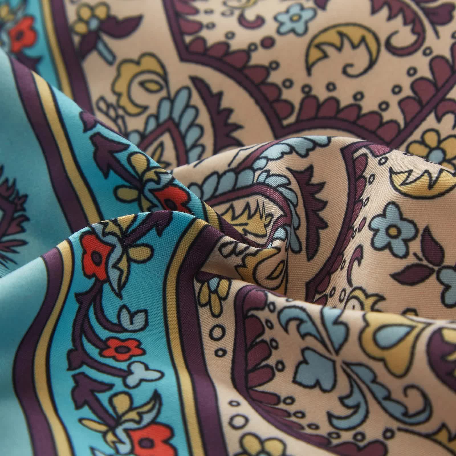 Boho Glow Teal Bedding – 3‑Piece Comforter Set for Relaxed Spaces