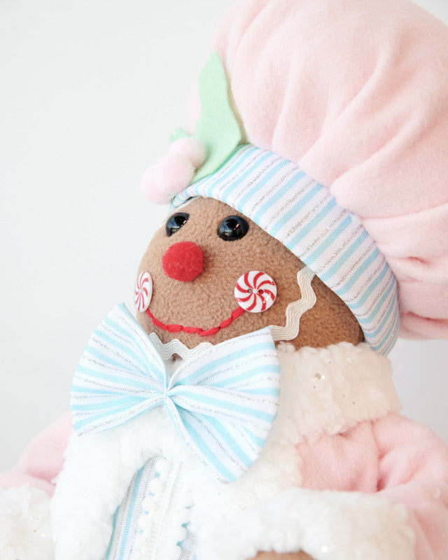 LUXURY CHRISTMAS GINGERBREAD TABLE DECORATION 38CM