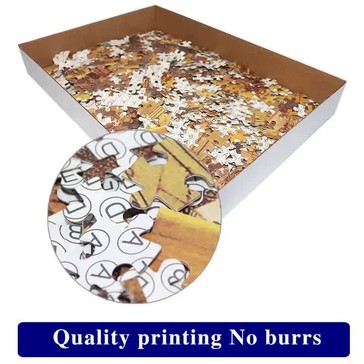 (2 PCS) 1000-Piece Qingming Shanghe Tu Jigsaw Puzzle - High Difficulty Stress-Relief  Toy