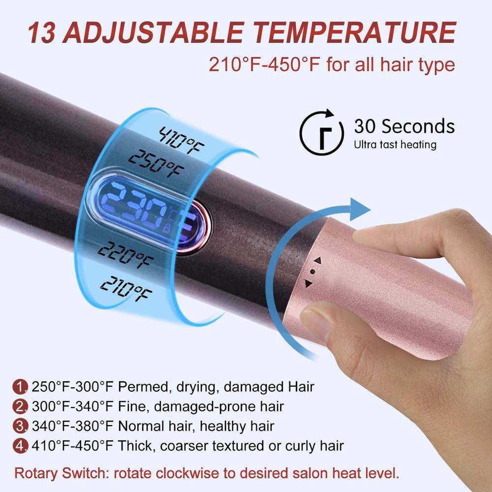 2-in-1 Electric Spiral Curling Iron - Automatic Hair Curler & Straightener, Dual Function, Wave and Straight Styling