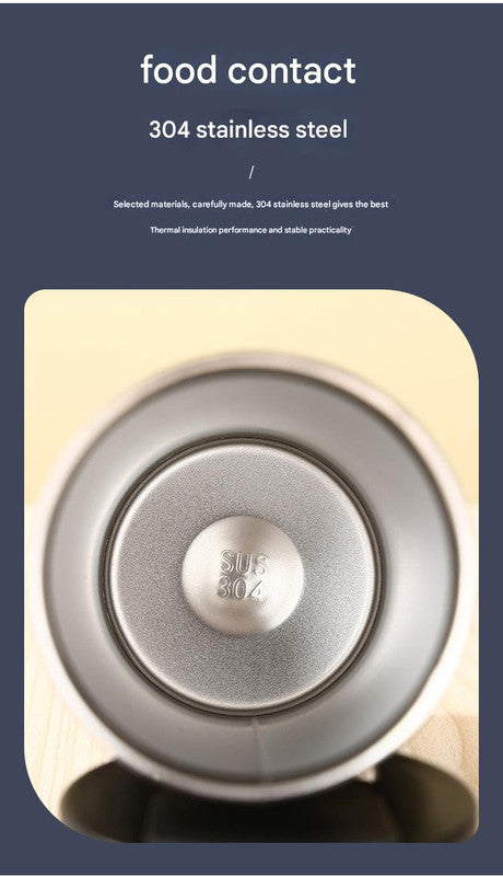 Red And Purple Gradient Color Sleek Insulated Stainless Steel Coffee Tumbler Set (400ml & 500ml) - One-Touch Lid Travel Mugs