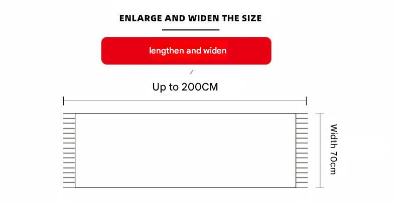 Luxury Cashmere Blend Scarf, Large 200x70cm Fringed Scarf (White)