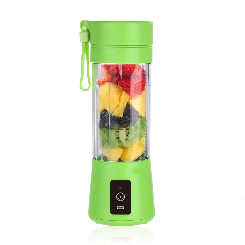 Green Portable Blender USB Rechargeable - Personal Size Smoothie Maker On The Go