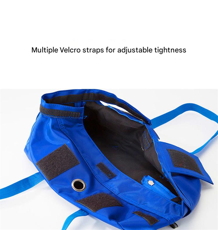 Size M Green Multi-Functional Cat Grooming Bag - Anti-Scratch Restraint Pouch for Nail Trimming and Vet Visits