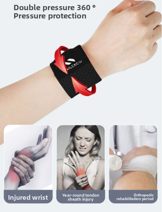 2PCS Adjustable Wrist Support Brace Ultra Thin Breathable Mesh Wrap for Sports Tennis Gym & Daily Office Use One Size Fits Most Graphite Black