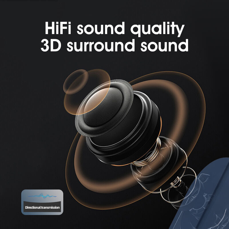 Blue SMB-07 Bone Conduction Under-Pillow Speaker -  Bluetooth 5.4 Ultra-Thin Sleep Aid Sound Bar with Dual Speaker Resonance & 36 Built-in White Noise Tracks