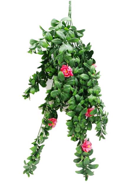 hanging-pink-rose-stem-uv-85cm