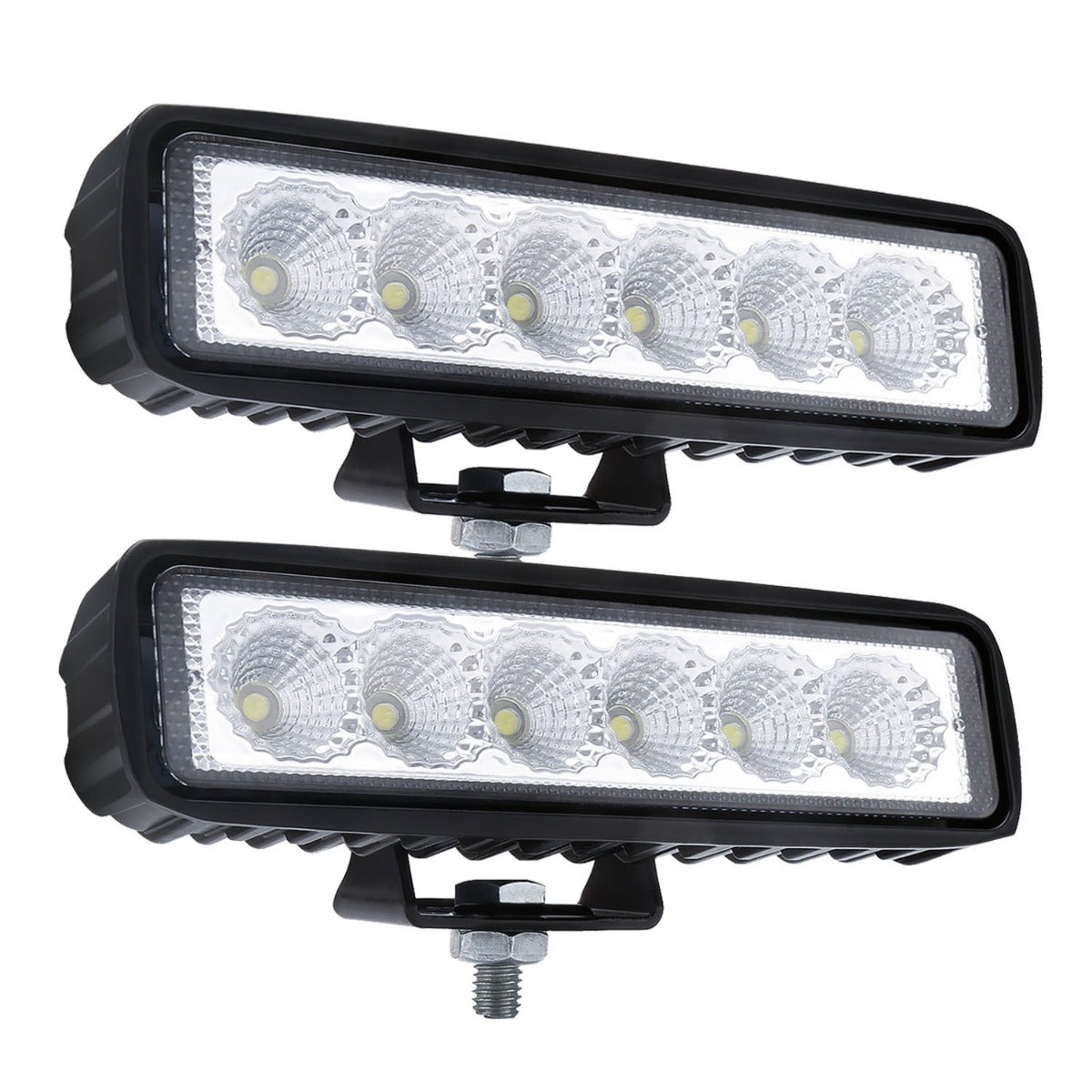 2-x-6inch-18w-led-work-light-bar-driving-lamp-flood-truck-offroad-mining-ute-4wd