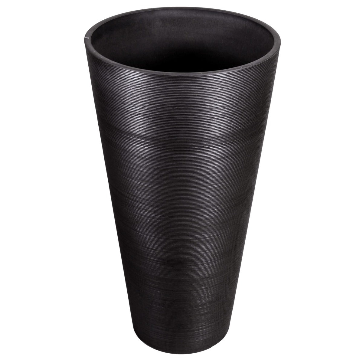 decorative-large-textured-round-black-planter-71cm