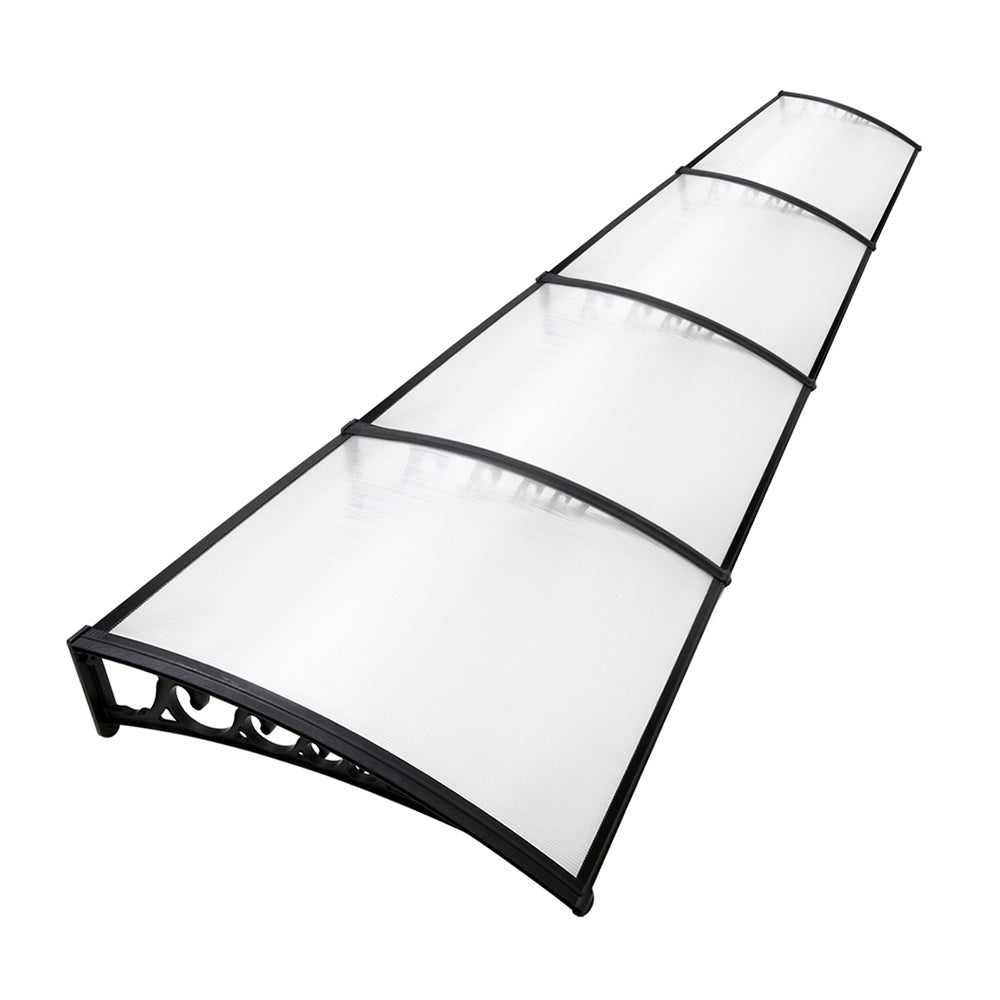 instahut-window-door-awning-door-canopy-patio-uv-sun-shield-transparent-1mx4m-diy