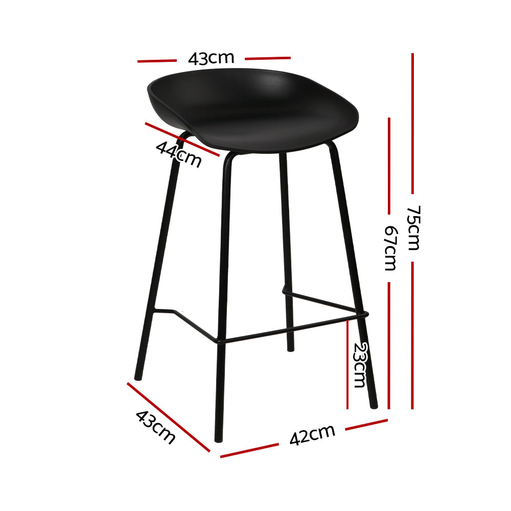 artiss-set-of-4-metal-bar-stools-black