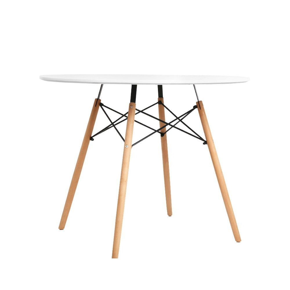 artiss-dining-table-round-4-seater-replica-tables-cafe-timber-white-90cm