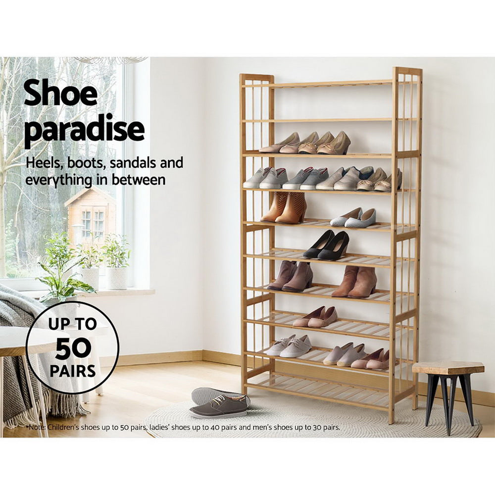 artiss-10-tier-bamboo-shoe-rack-wooden-shelf-stand-storage-organizer