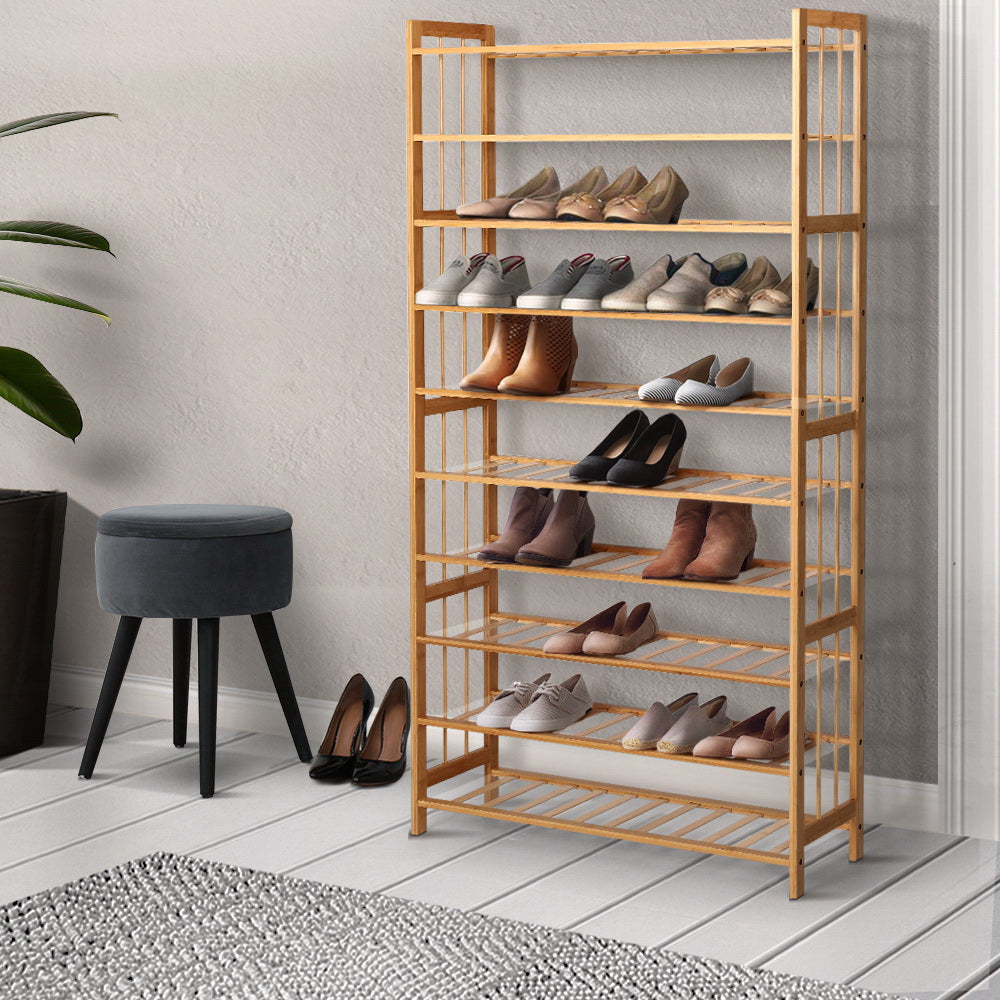 artiss-10-tier-bamboo-shoe-rack-wooden-shelf-stand-storage-organizer