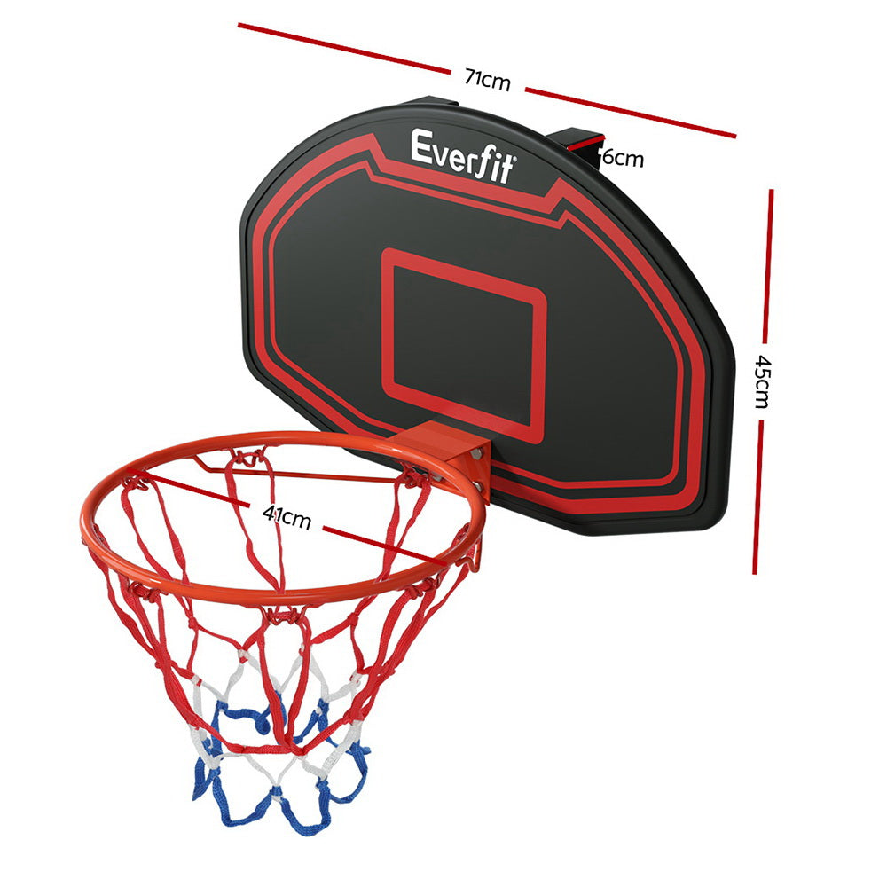 Everfit Basketball Hoop Door or Wall Mounted Backboard Indoor Outdoor