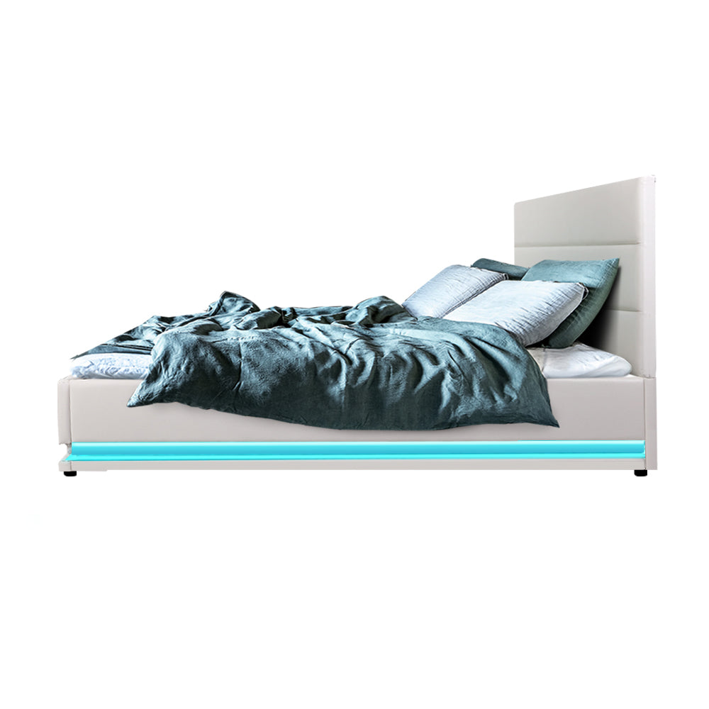 artiss-lumi-led-bed-frame-pu-leather-gas-lift-storage-white-double