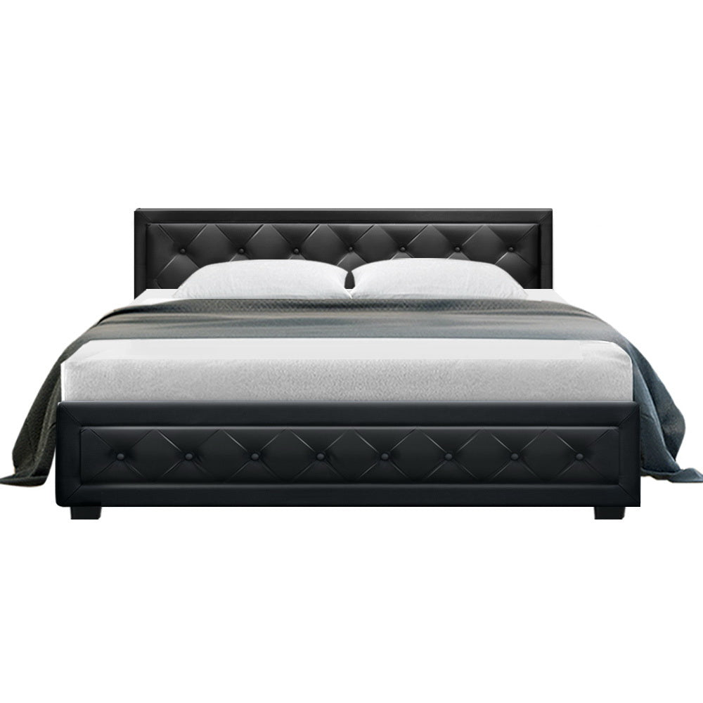 artiss-tiyo-bed-frame-pu-leather-gas-lift-storage-black-king