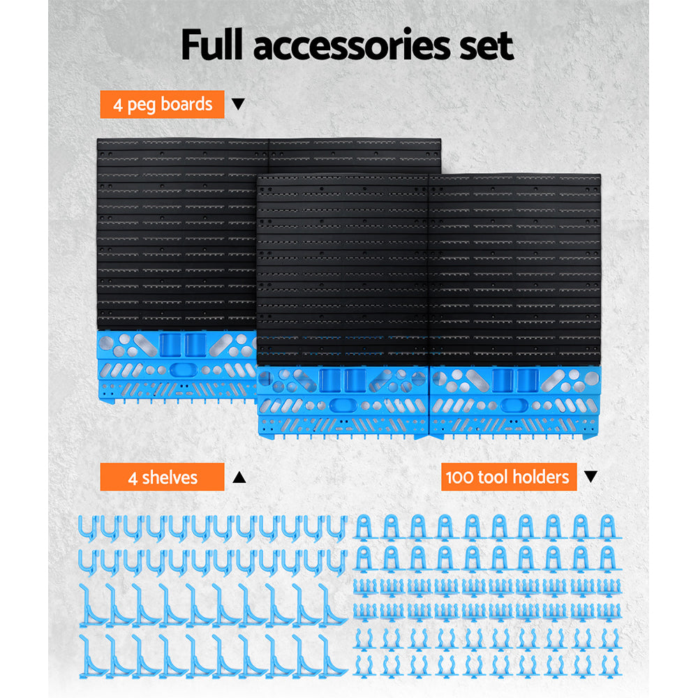 giantz-108-storage-bin-rack-wall-mounted-tools-organiser-peg-wall-bench-garage