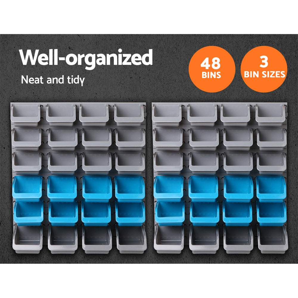 giantz-48-bin-wall-mounted-rack-storage-organiser