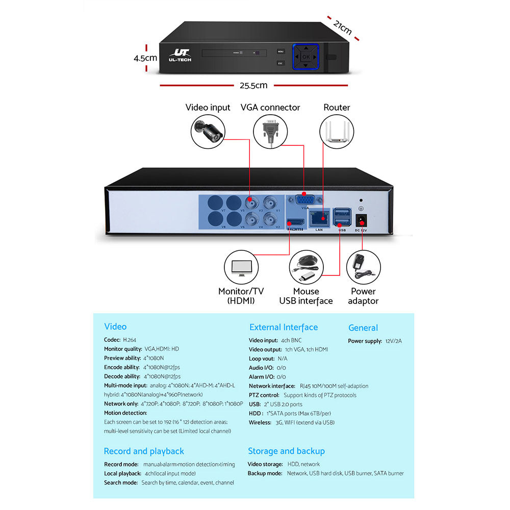 ul-tech-1080p-4-channel-cctv-security-camera