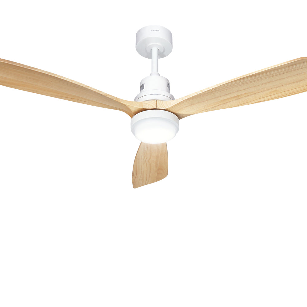devanti-52-ceiling-fan-led-light-remote-control-wooden-blades-timer-fans