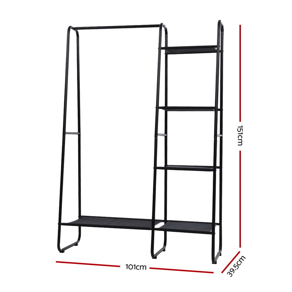 portable-clothes-rack-garment-hanging-stand-closet-storage-organiser-shelf-home