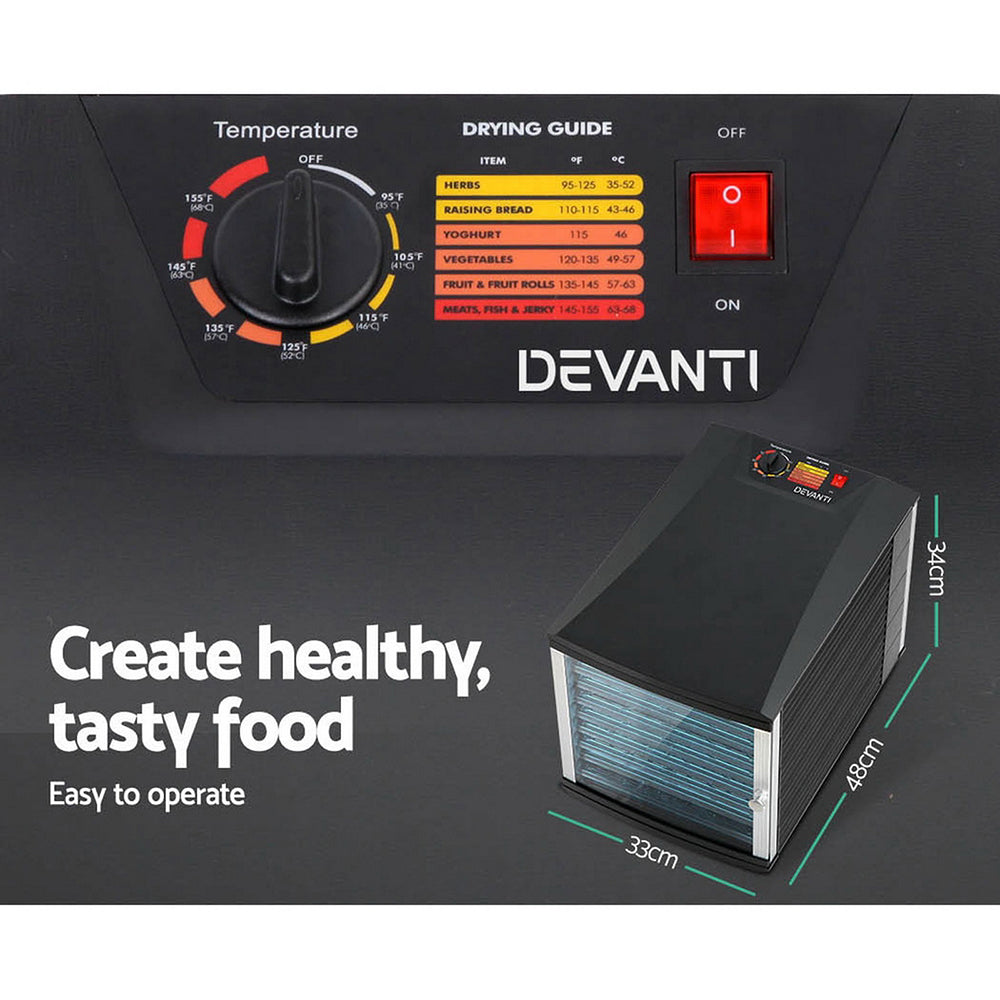 devanti-commercial-food-dehydrator-with-10-trays