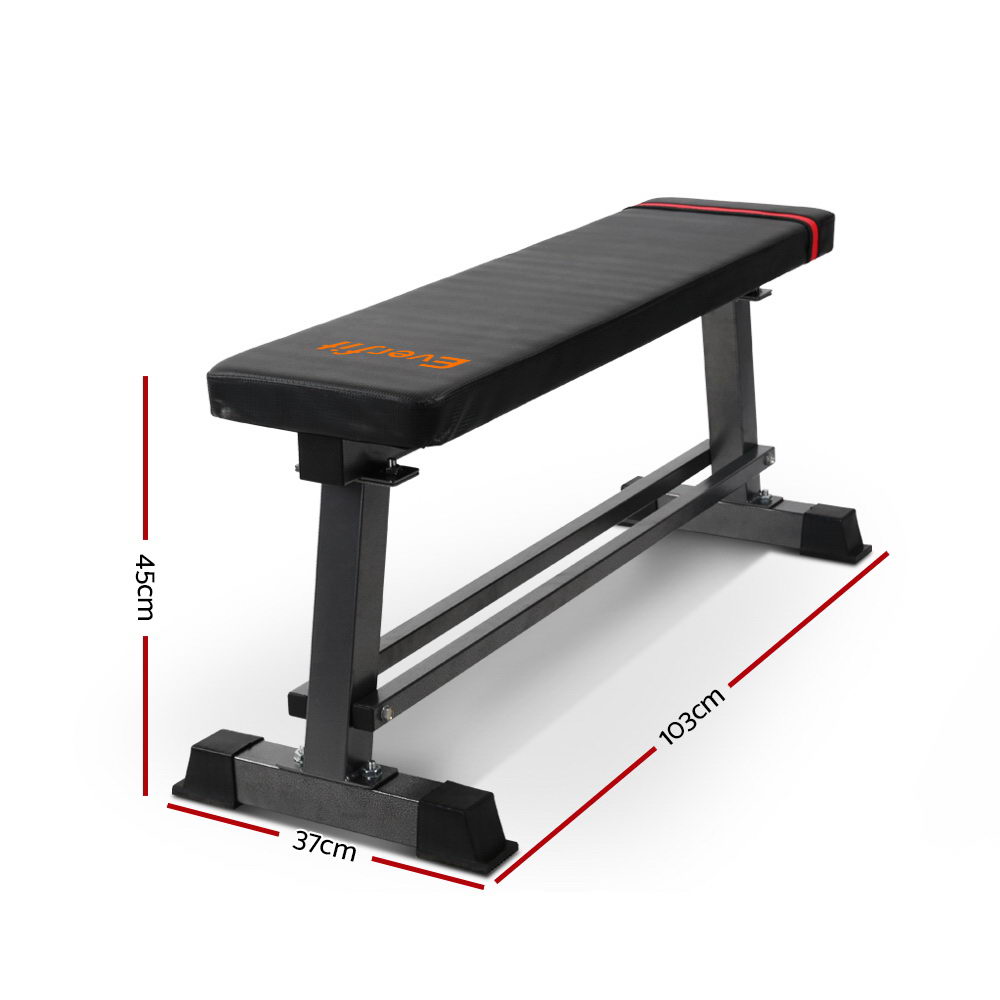 everfit-weight-bench-flat-multi-station-home-gym-squat-press-benches-fitness