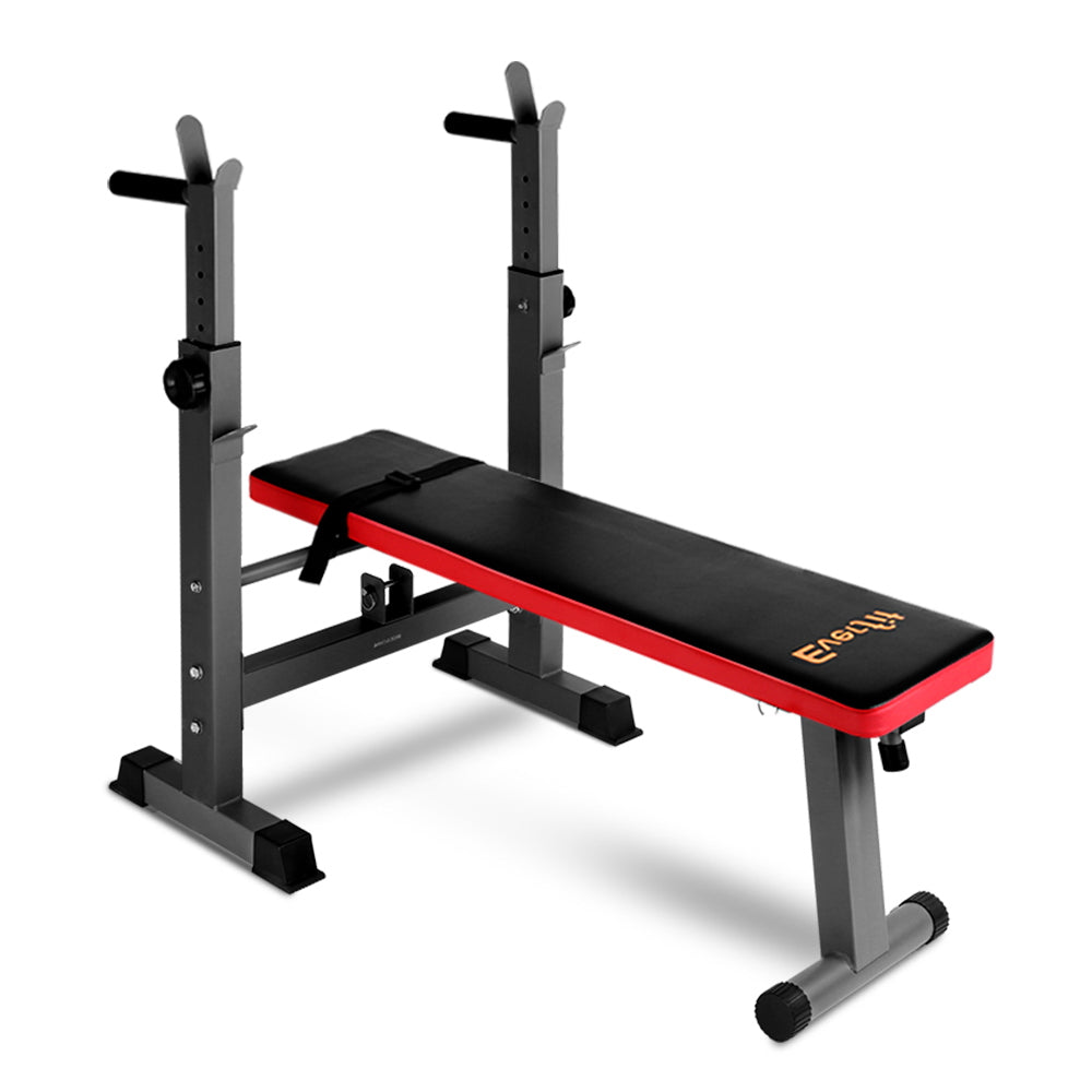 everfit-multi-station-weight-bench-press-weights-equipment-fitness-home-gym-red