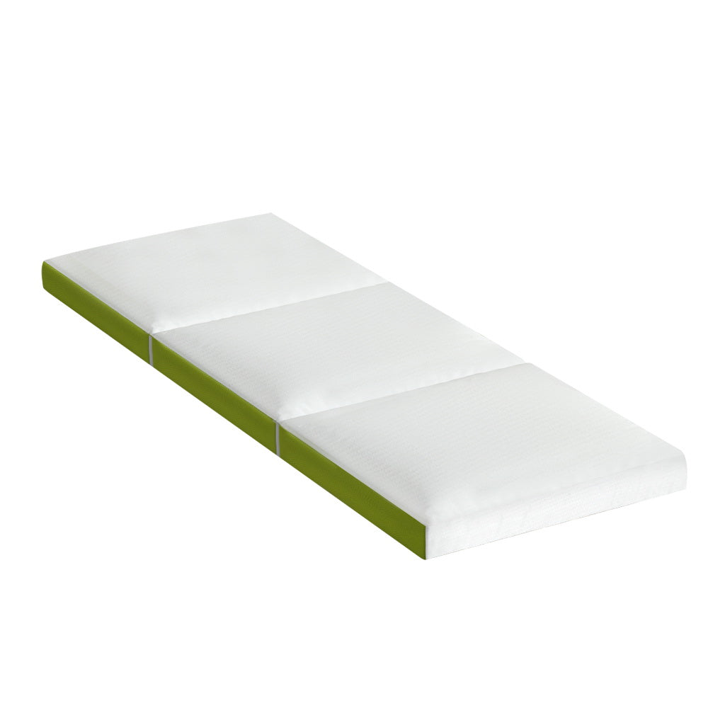 giselle-bedding-foldable-mattress-folding-bed-mat-camping-trifold-single-green