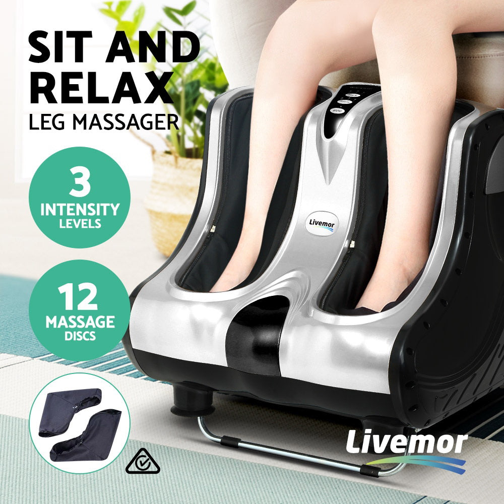 livemor-foot-massager-ankle-calf-leg-massagers-shiatsu-kneading-rolling-silver