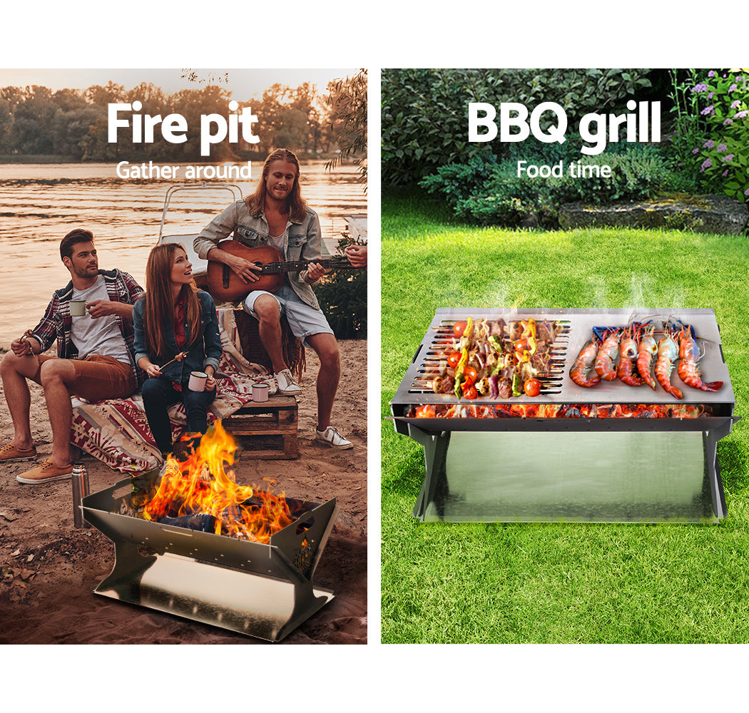 grillz-fire-pit-bbq-outdoor-camping-portable-patio-heater-folding-packed-steel