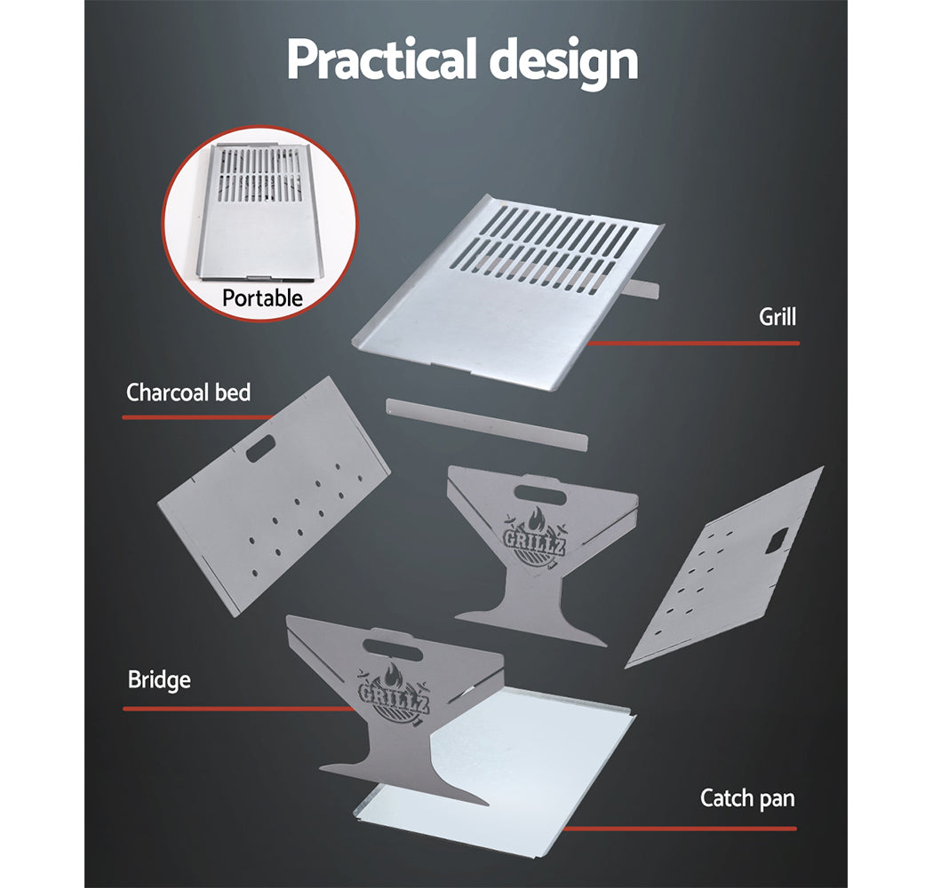 grillz-fire-pit-bbq-outdoor-camping-portable-patio-heater-folding-packed-steel