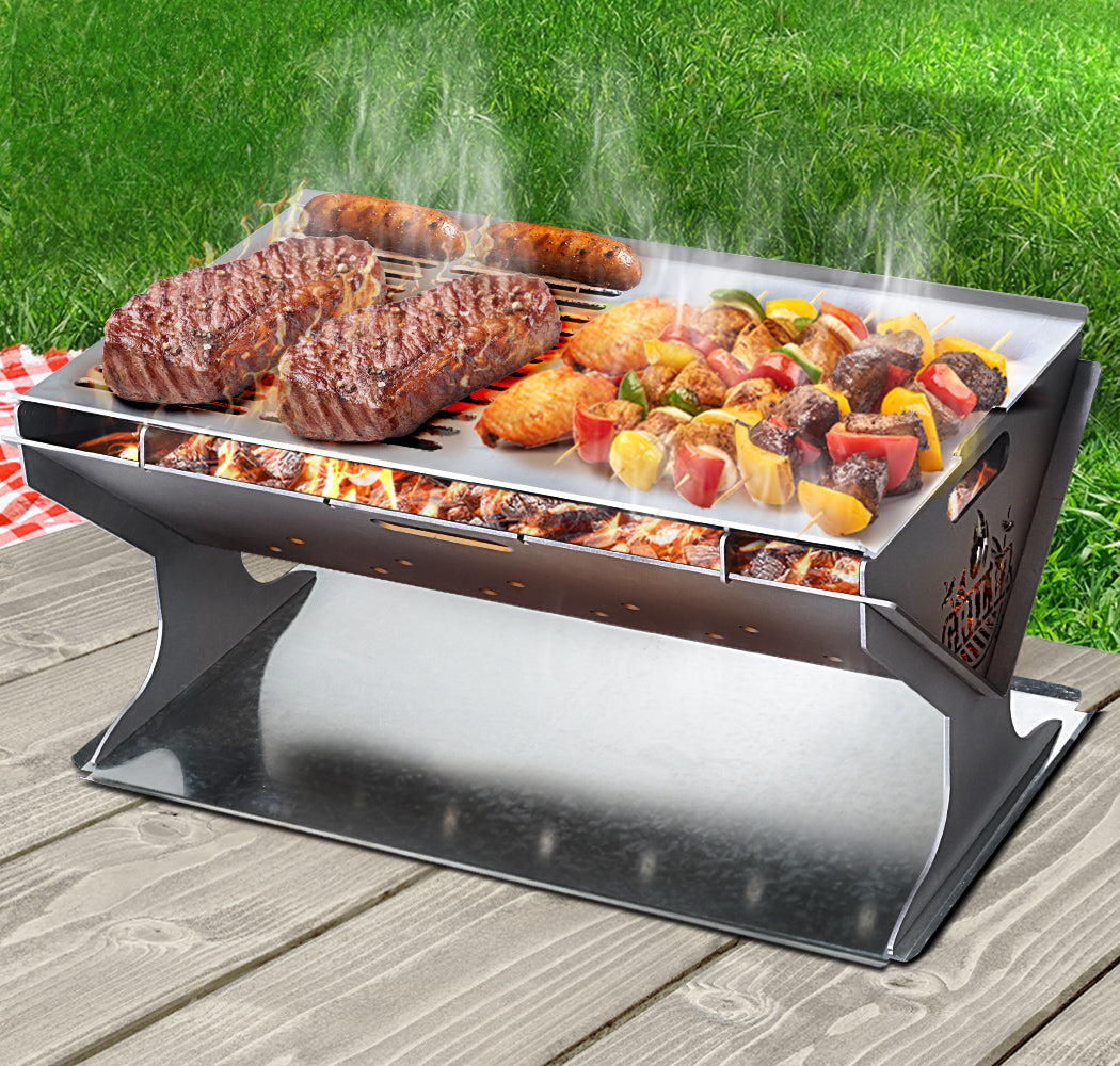 grillz-fire-pit-bbq-outdoor-camping-portable-patio-heater-folding-packed-steel