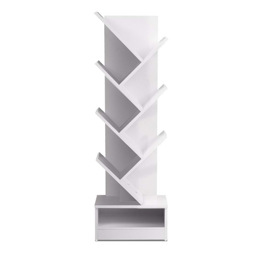 artiss-display-shelf-7-shelf-tree-bookshelf-book-storage-rack-bookcase-white