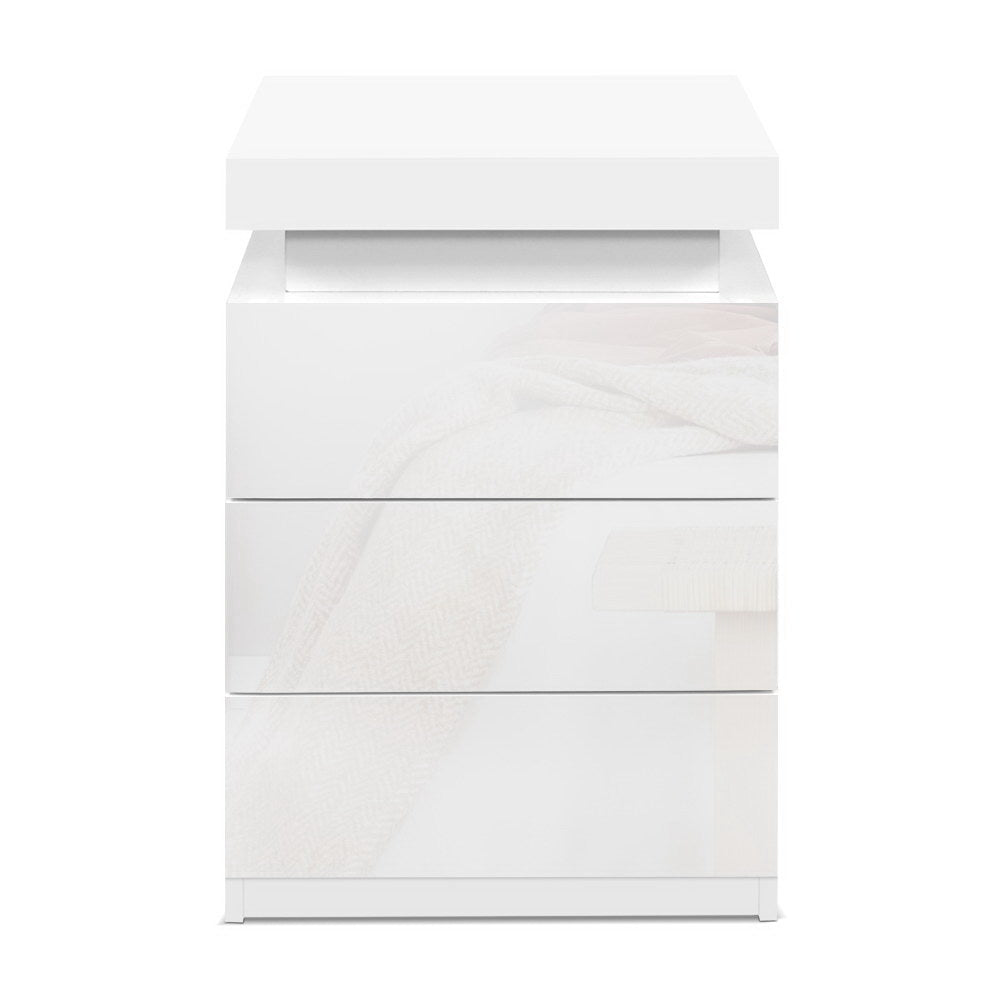 artiss-bedside-tables-side-table-3-drawers-rgb-led-high-gloss-nightstand-white