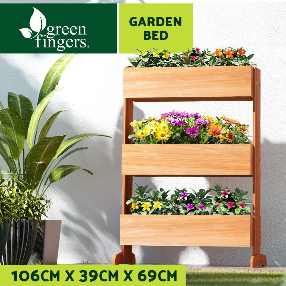 greenfingers-garden-bed-raised-wooden-planter-box-vegetables-69x39x106cm