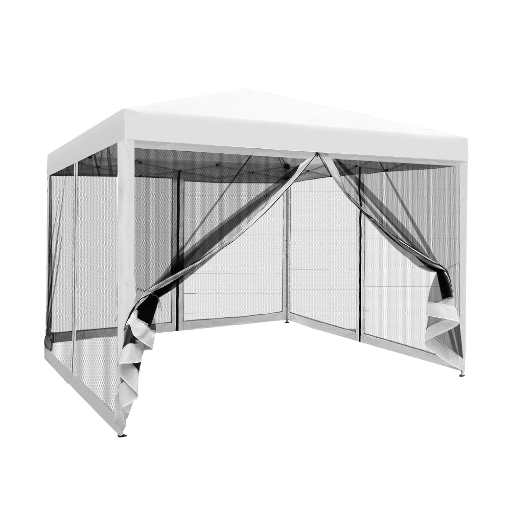 instahut-gazebo-pop-up-marquee-3x3-wedding-side-mesh-wall-outdoor-gazebos-white