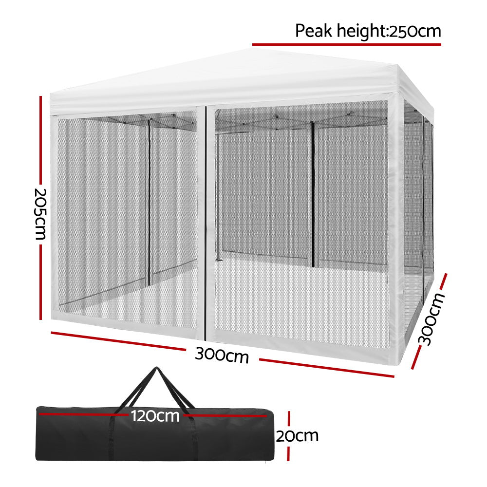 instahut-gazebo-pop-up-marquee-3x3-wedding-side-mesh-wall-outdoor-gazebos-white