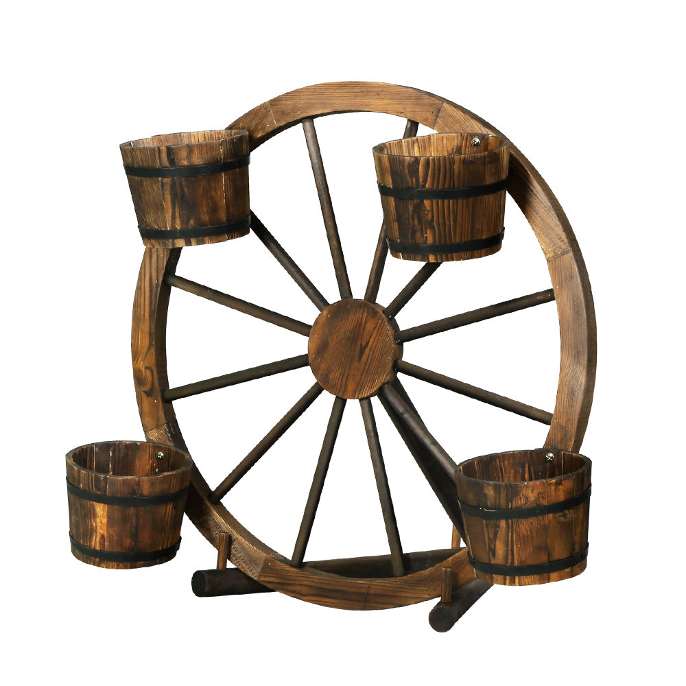 gardeon-garden-ornaments-decor-wooden-wagon-wheel-rustic-outdoor-planter-flower