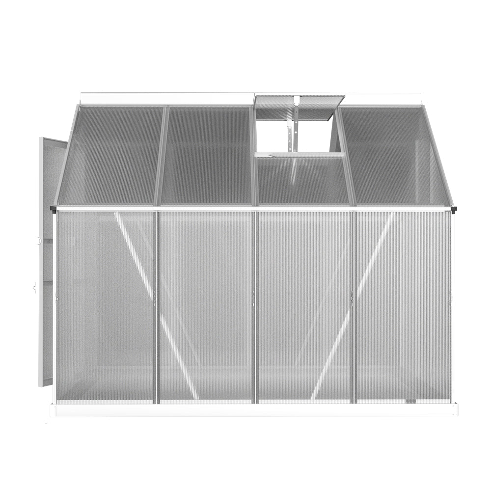 greenfingers-greenhouse-aluminium-green-house-polycarbonate-garden-shed-2-4x1-9m